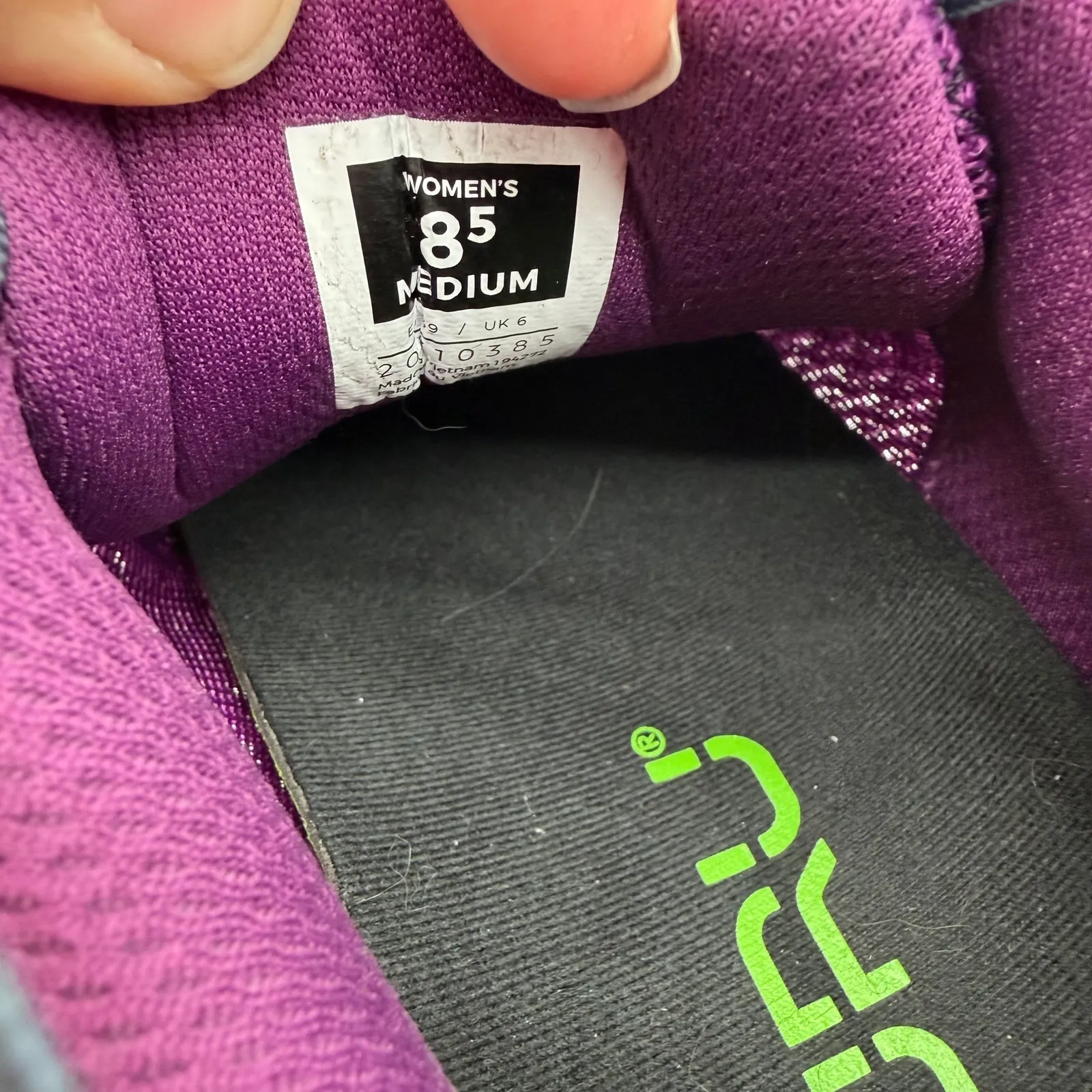 Kuru Quantum 2 Electric Grape Walking Workout Heel Relief Comfort Sneakers 8.5 Purple - Image 5