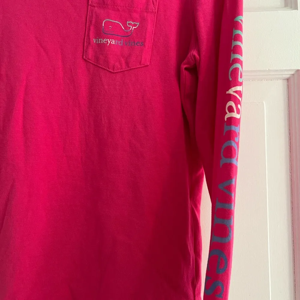 Vineyard Vines Pink Long Sleeve Tee - Image 5