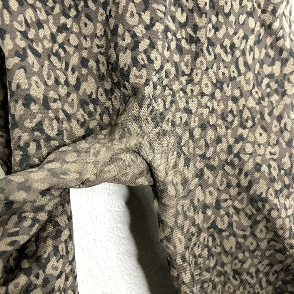 Spanx Look At Me Now Seamless Leggings in Mini Leopard Womens Size Large - Image 6