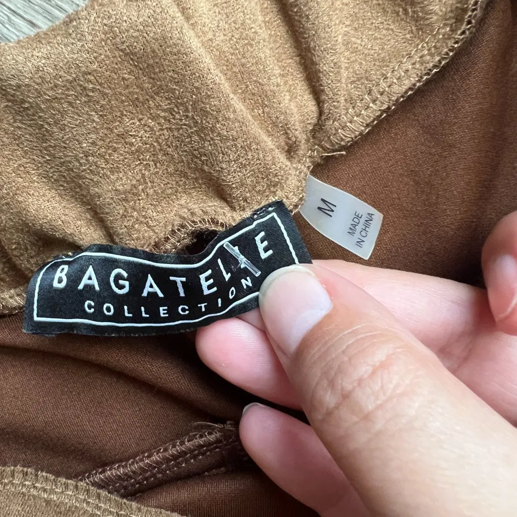 Bagatelle Suede feel cropped pants size M - Image 7