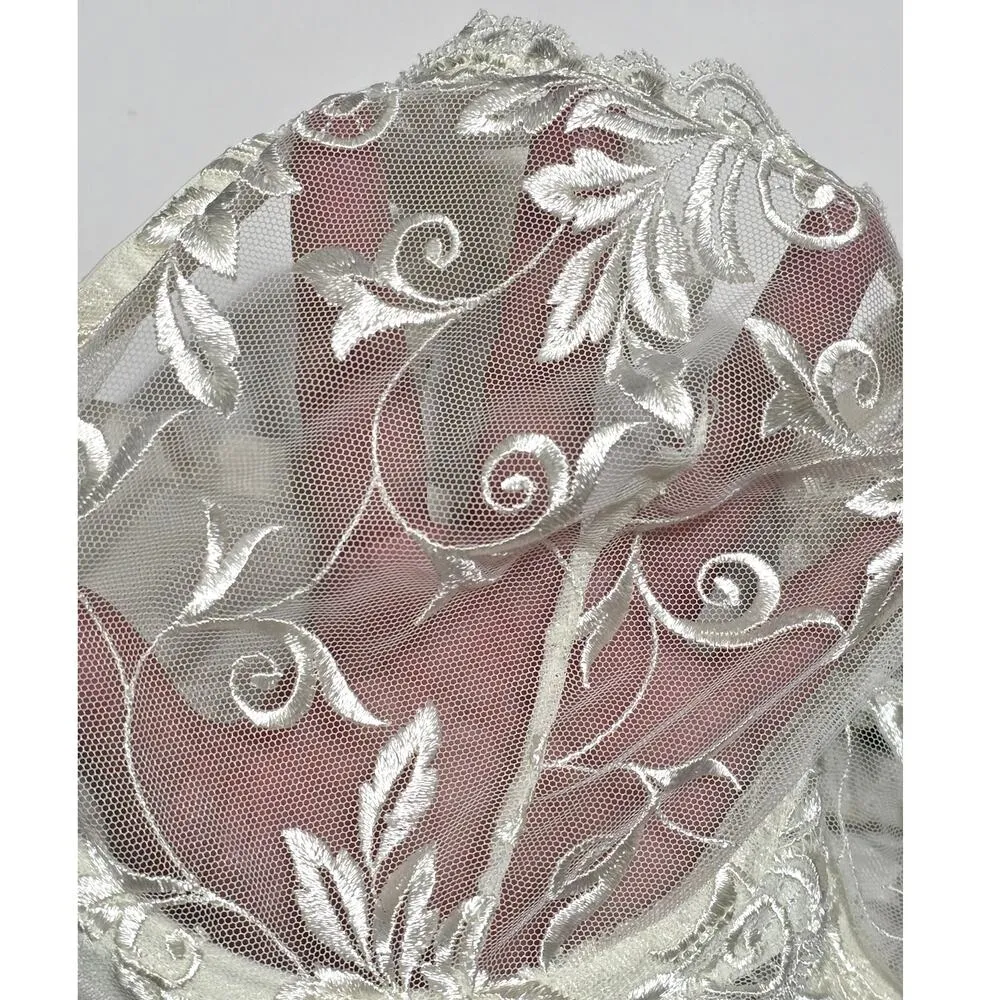 Soma Sensuous Lace Unlined Bra Sugar Coated White 32G Size undefined - Image 10