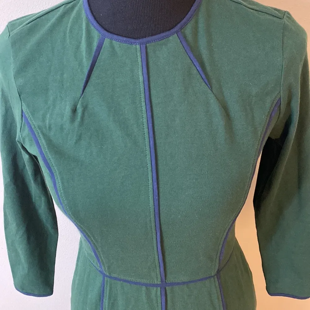 Zapelle Fitted stretch knit midi dress - Image 2