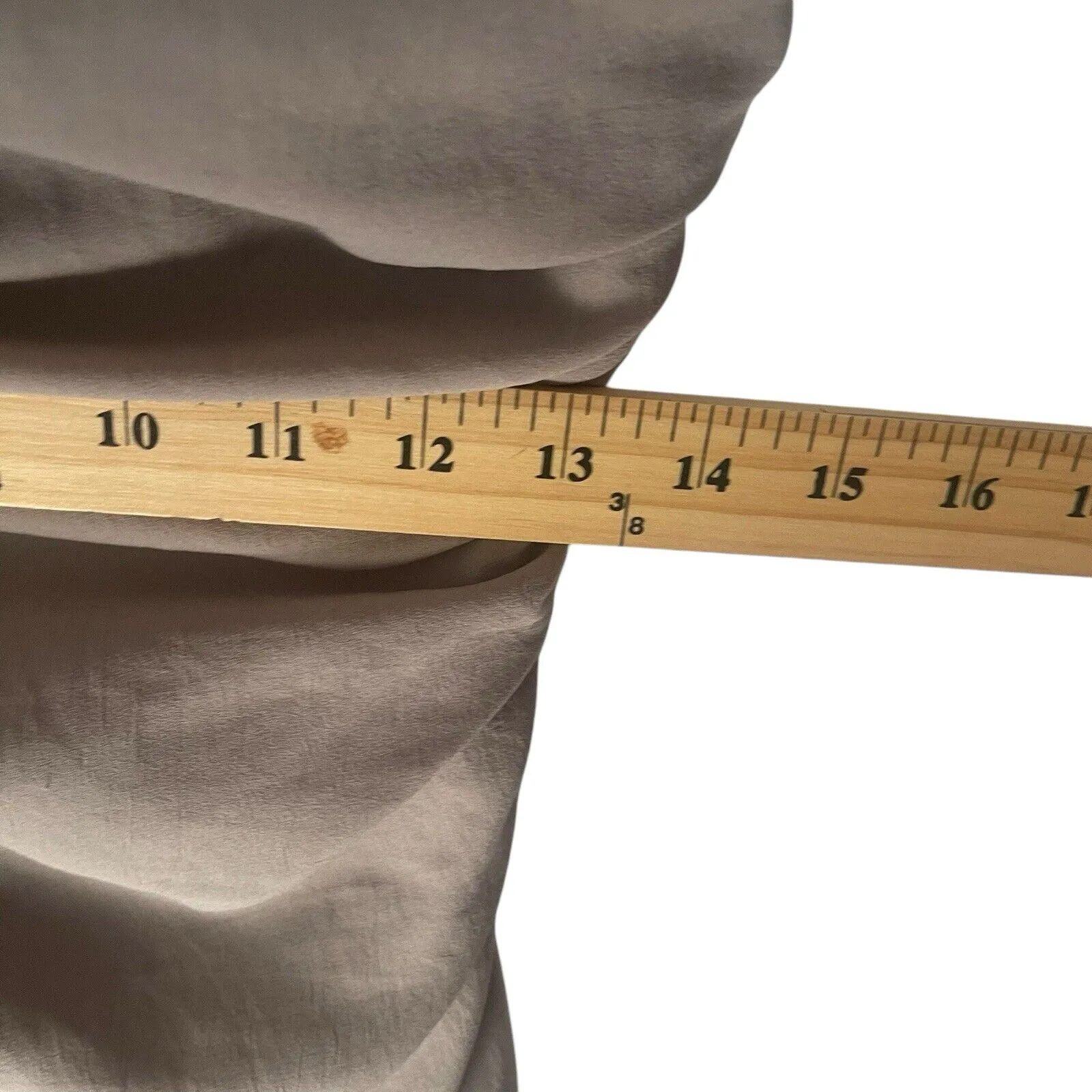 BCBGMaxazria Size Small Gray Asymmetric Sleeves Body Con Rouched Mini‎ Dress - Image 7