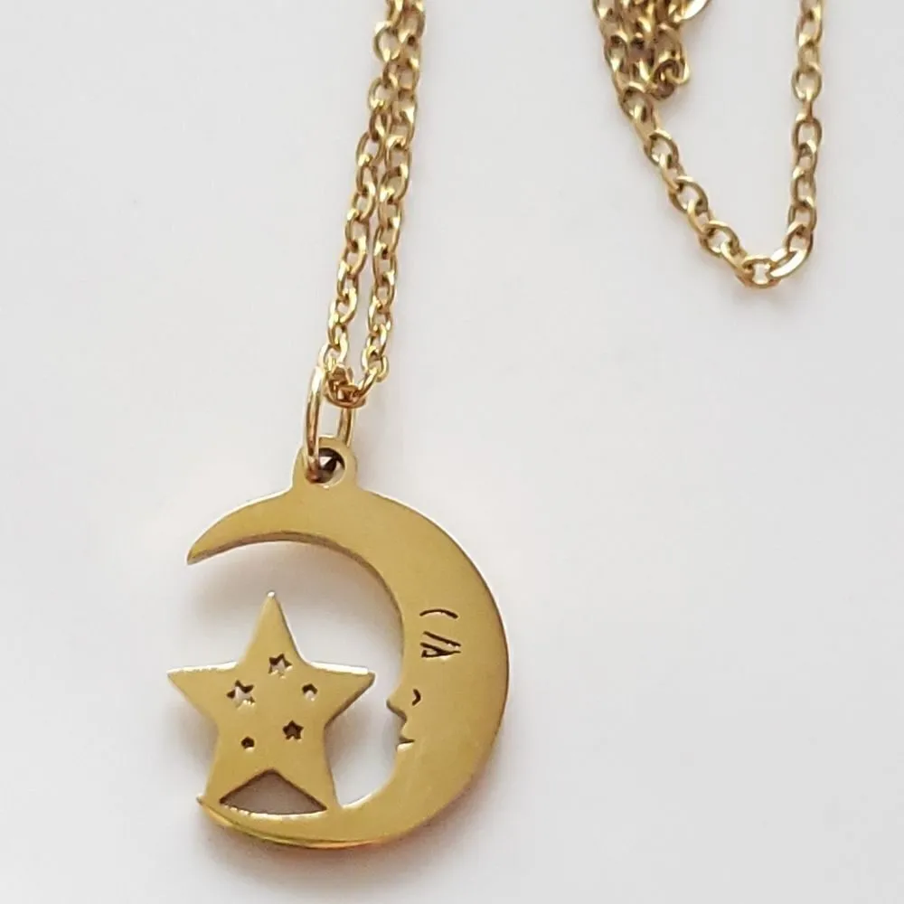New! FP Star & Moon Necklace - Image 9