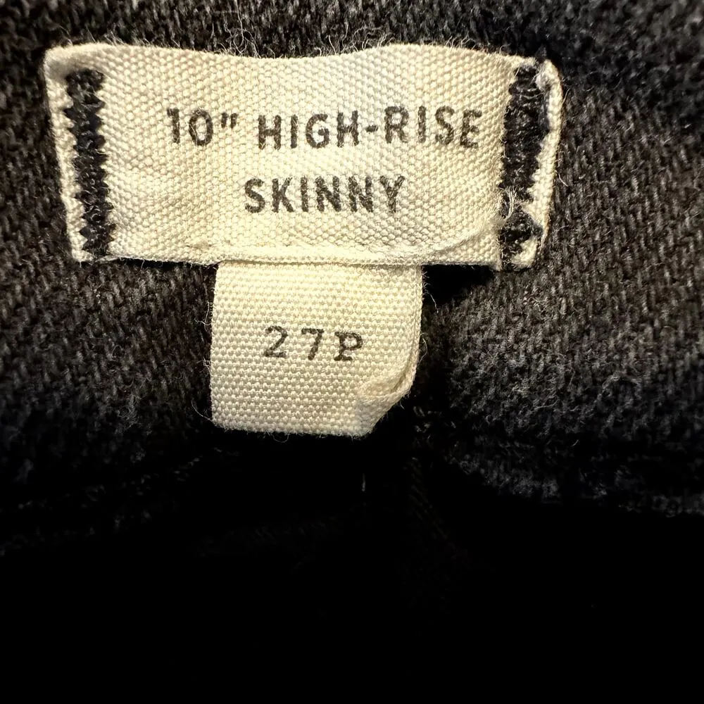 Madewell 10" High-Rise Skinny Jeans Stretch Ankle Length Starky Wash 27P - Image 5