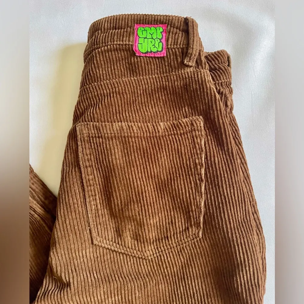 Empyre Women’s Corduroy Pants Brown Size 0 Y2K Skater Baggy Loose 24x30 - Image 2