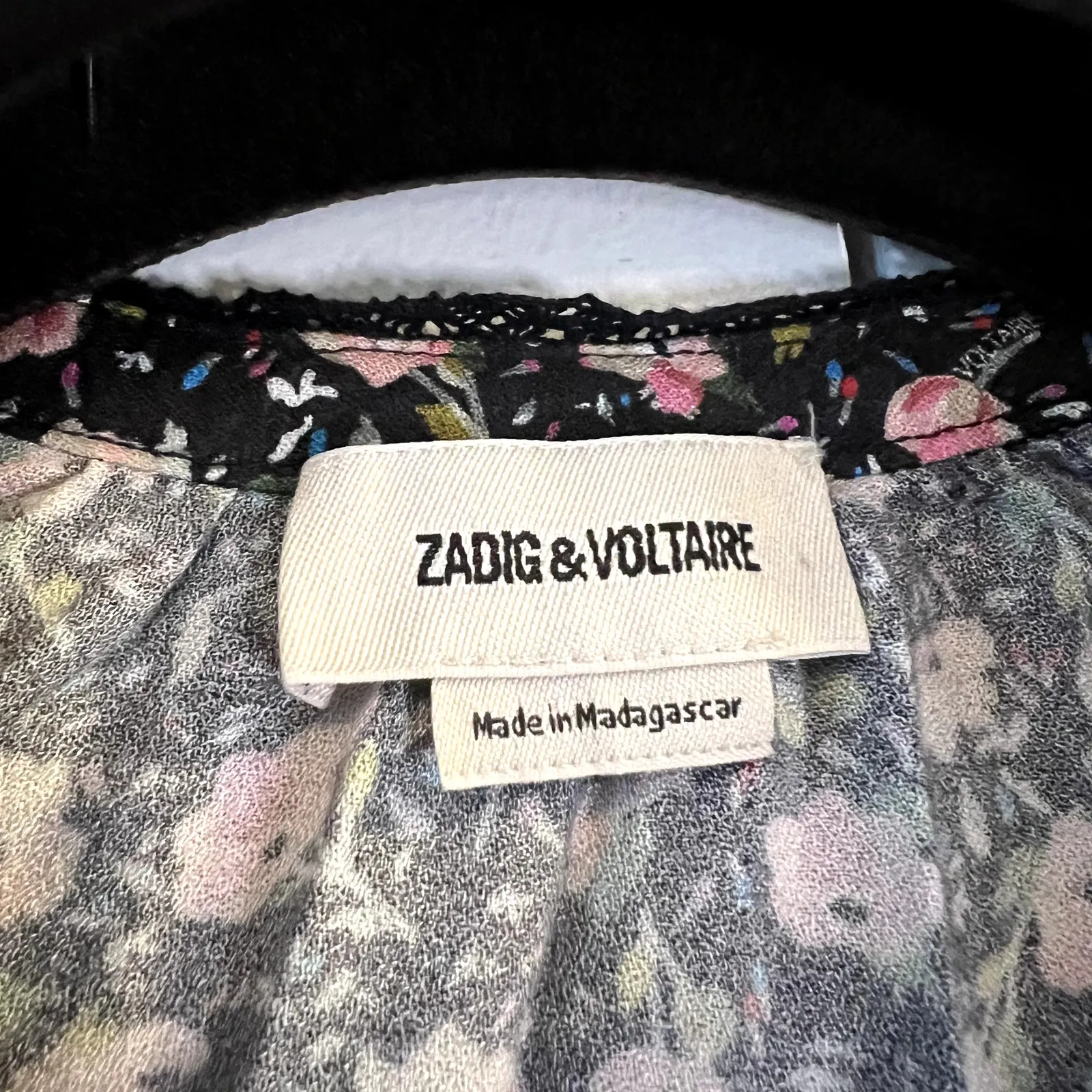 Zadig & Voltaire Ruskie Ao Anemone Multicolor Floral Maxi Dress in Rose size S - Image 7
