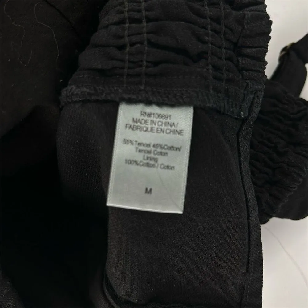 YFB Black Bustier Tank Crop Top Size M - Image 6