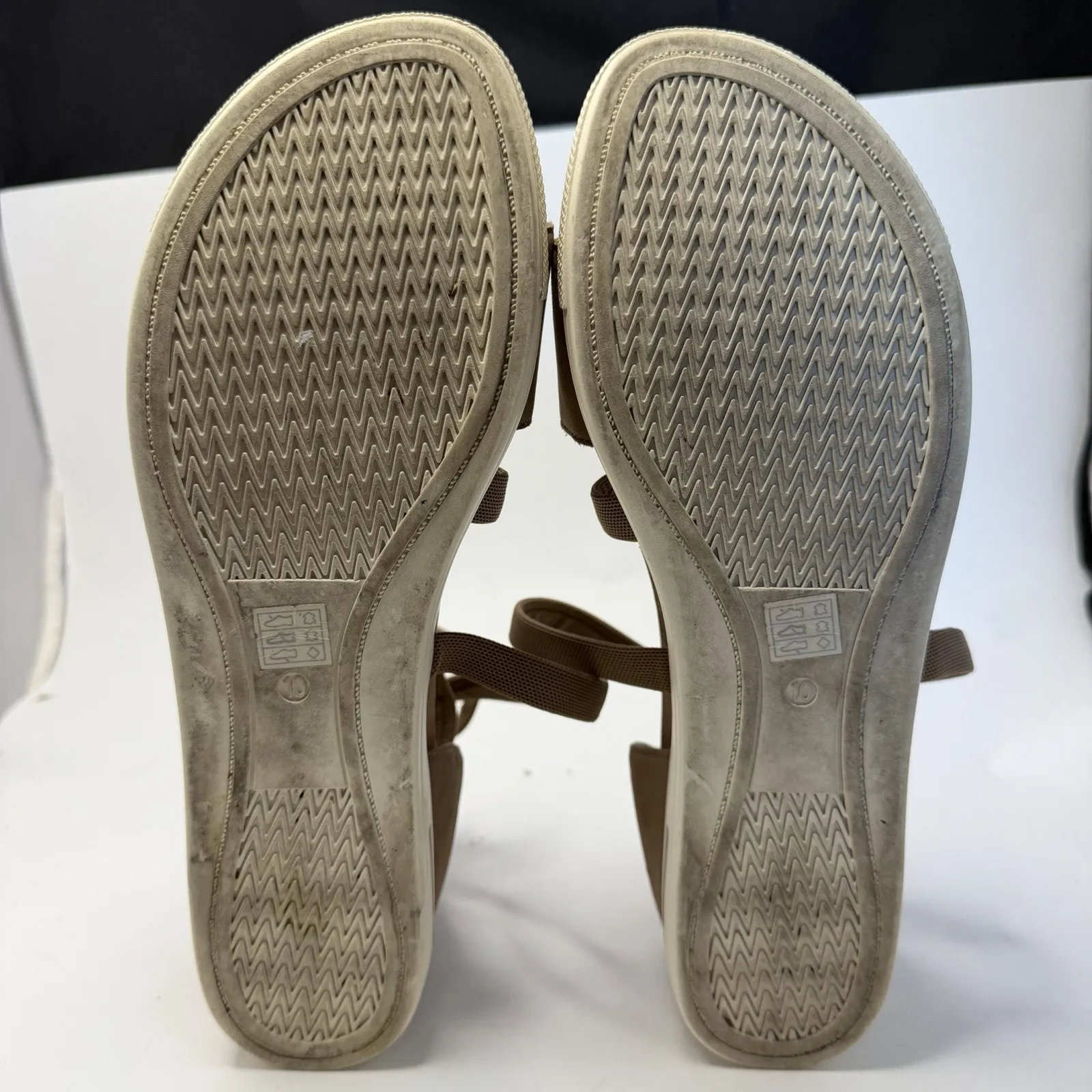 Eileen Fisher Womens 10 Sandals Mesh Strappy Back Zip Summer Shoe Classic Chic - Image 13