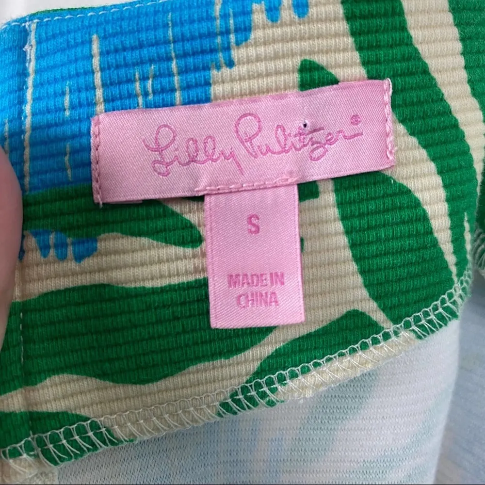 Lilly Pulitzer Layton Shift Dress in Sea Oat Ikat Sz.S - Image 9