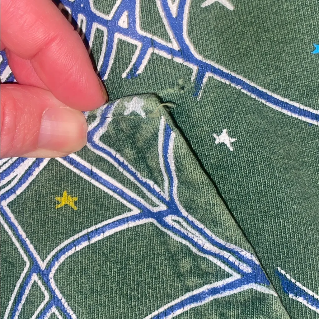 $550 SP5der web hoodie and sweatpants in hunter green XS/S BIG SLIME - Image 14