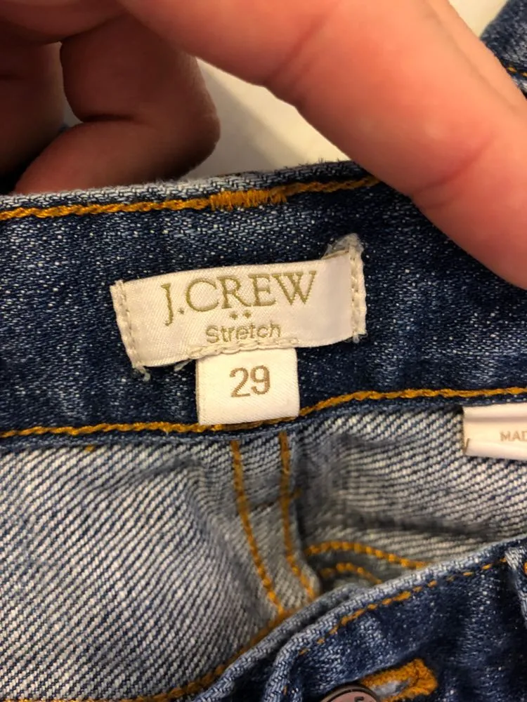 J.Crew Lightl Distressed Denim  - Image 2