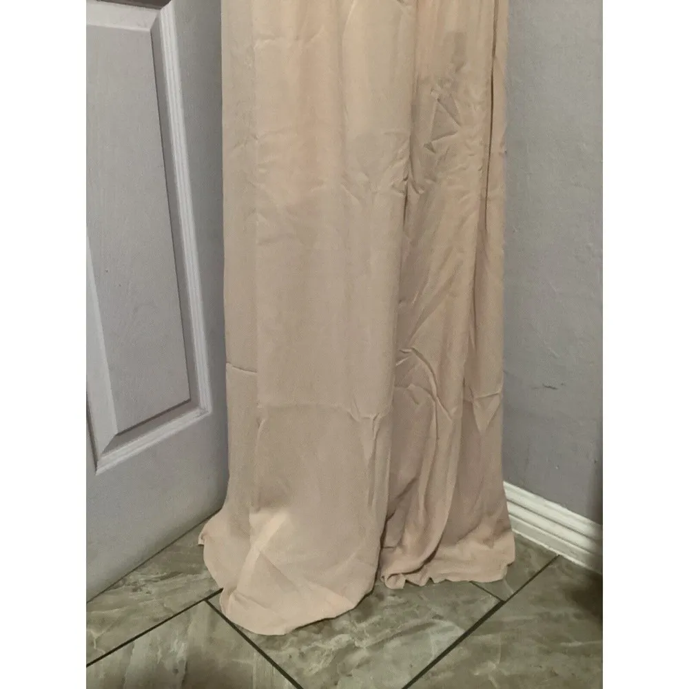 Show Me Your Mumu Caitlin Ruffle Maxi Dress Dusty Blush Pink - Image 3