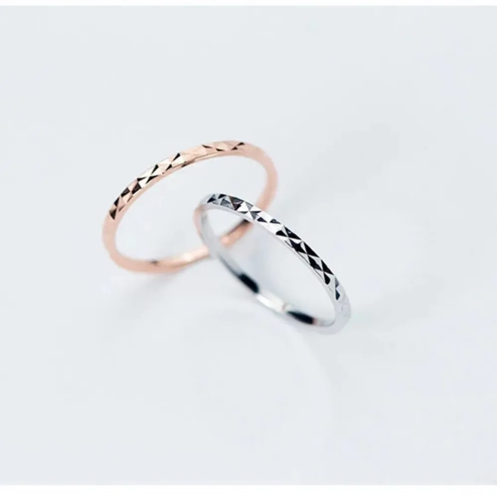 NEW 18k/.925 Rose Gold Dainty‎ Stacking Midi Pinky Knuckle Ring - Image 9