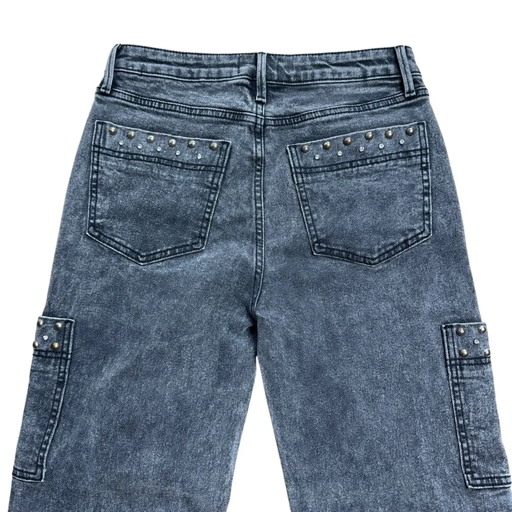 Driftwood Charlee Studded Cargo Denim Jeans Womens 26 - Image 7