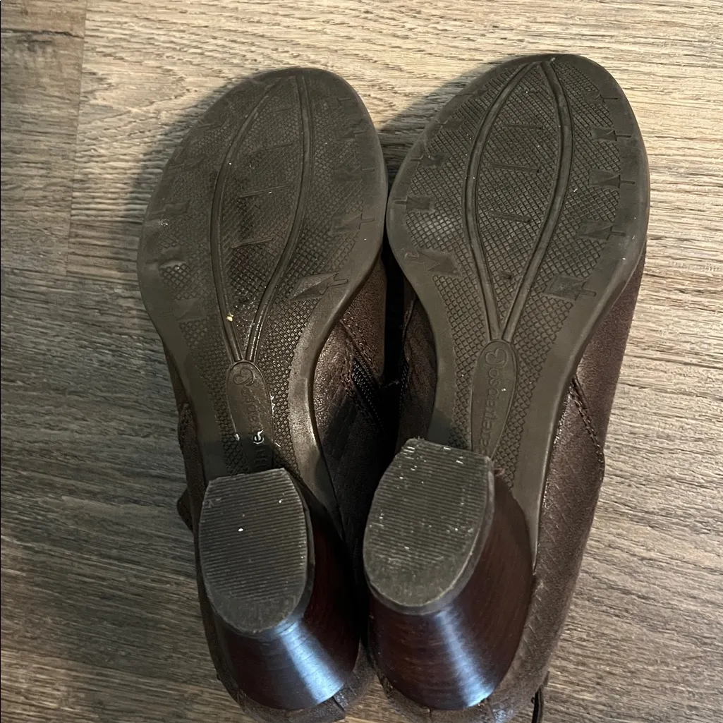 The North Face Rylen Baretraps Heeled Ankle Boots with Side Zipper Size 7 - Image 9