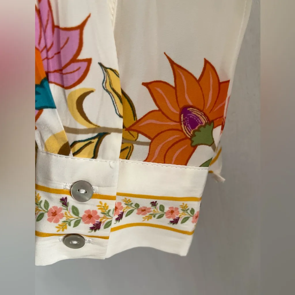 Rose & Olive Cream Blouse - Image 5