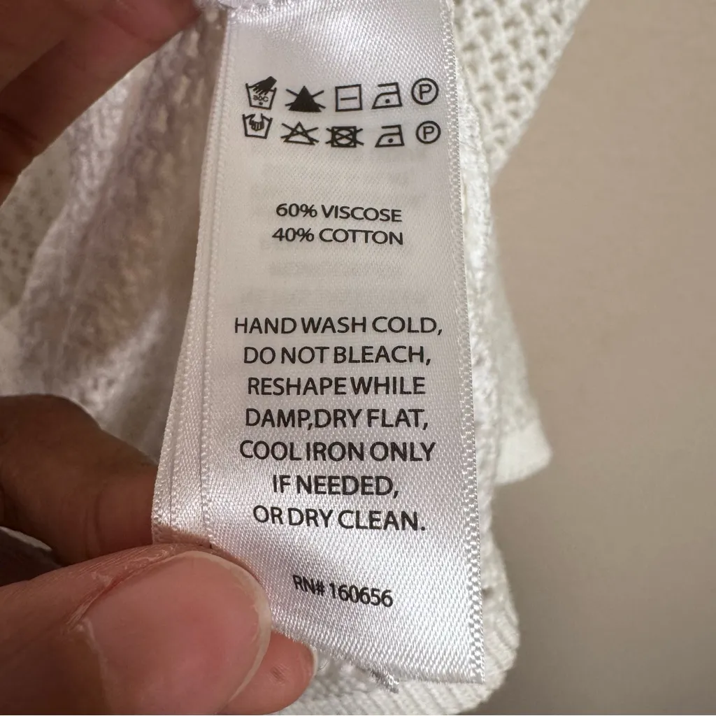 Haute Hippie Open Knit Collared Coverup Dress - Image 7