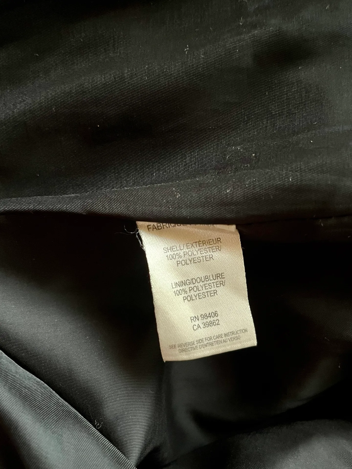 Theory Womens  Black Utility Polyester Full Zip Snap Jacket Coat S - Image 6