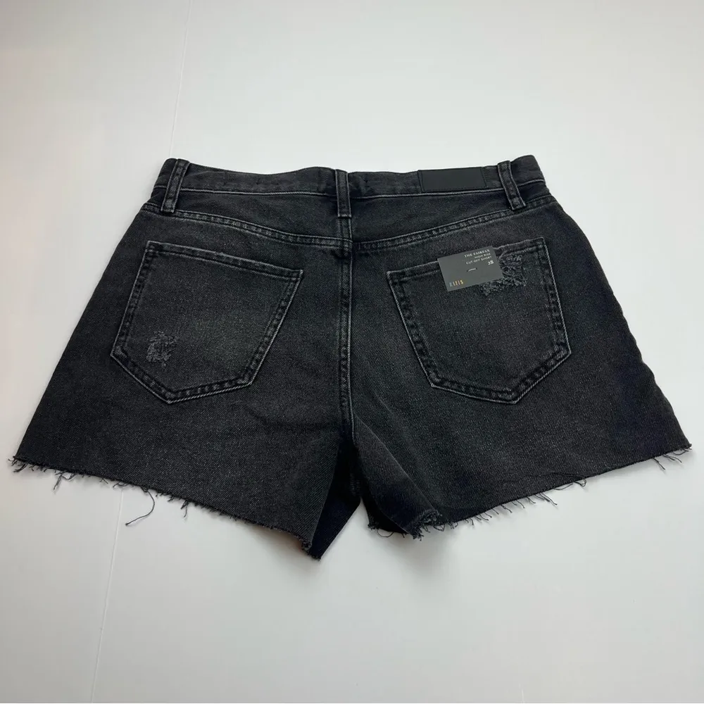 Rails The Fairfax High Rise Cutoff Short Womens SZ 28 Faded Black Denim Jean NEW - Image 10