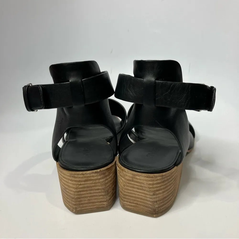 Vince ‎ black leather strappy sandals size 10 - Image 5