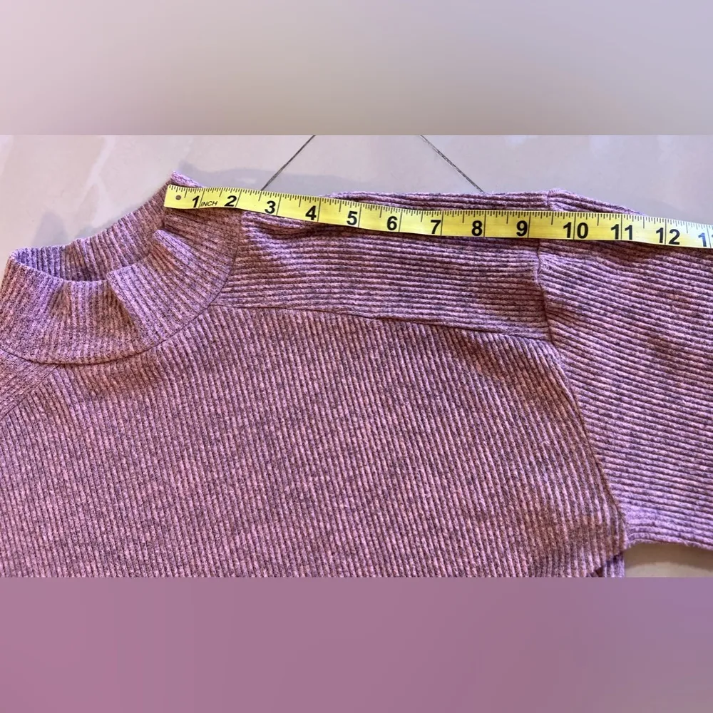 Topshop High Neck Sweater Topshop Women's Puff Sleeve  Size S (4-6) Pink - Image 12