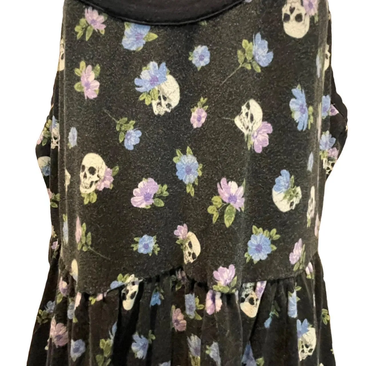 Hot Topic  Floral Skull Midi Dress - Image 3
