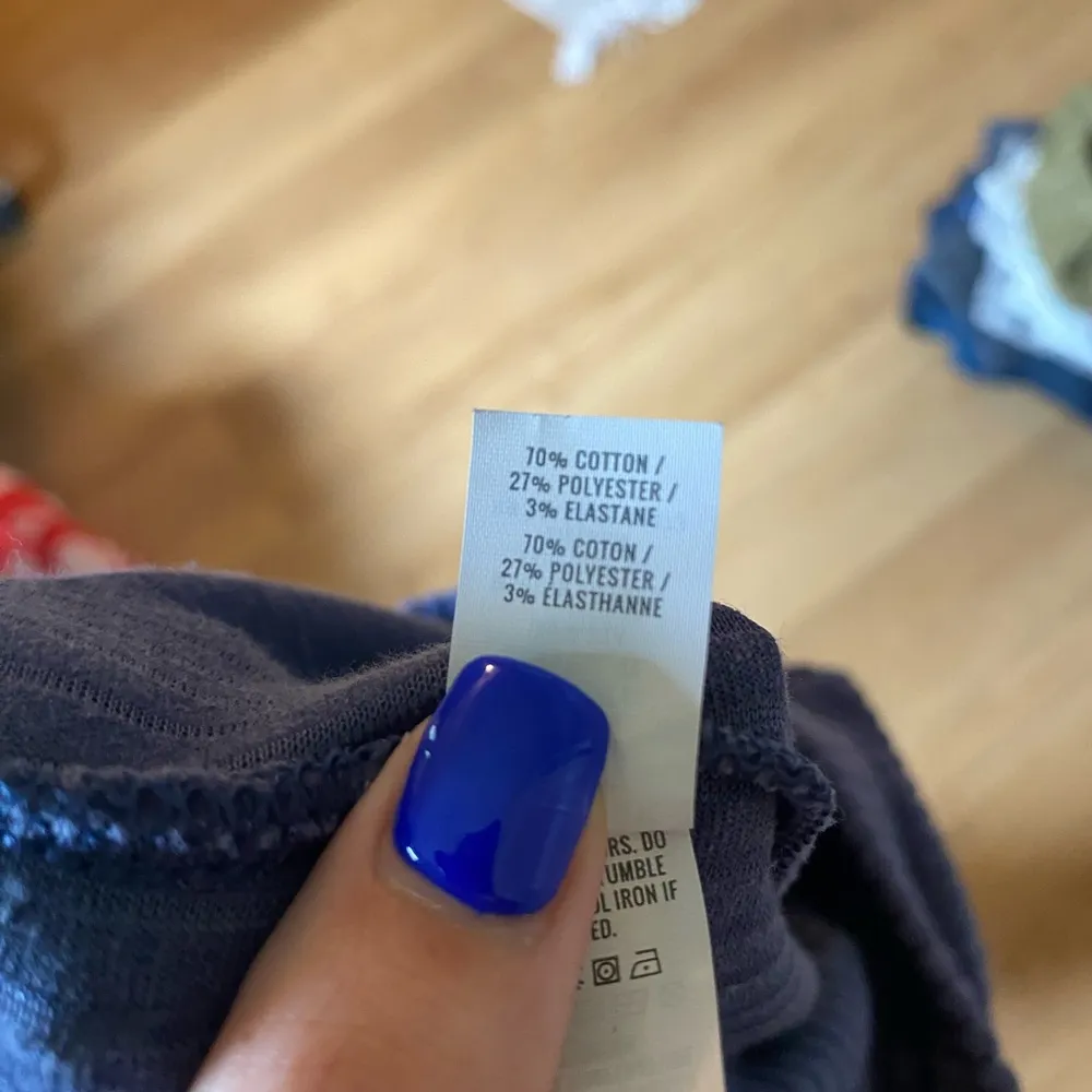 Aerie small blue velour pull on flare leggings sweatpants lounge - Image 7