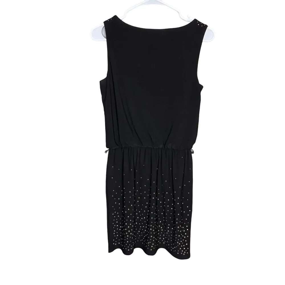 White House Black Market Black Sleeveless Studded Skirt Casual Dress Size XS - Image 13