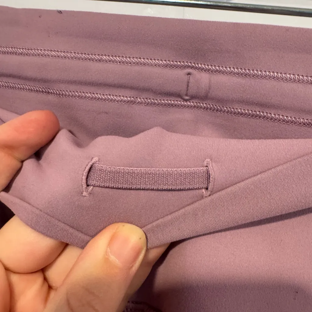 Purple Lululemon Wunder Train 6 in biker shorts - Image 2