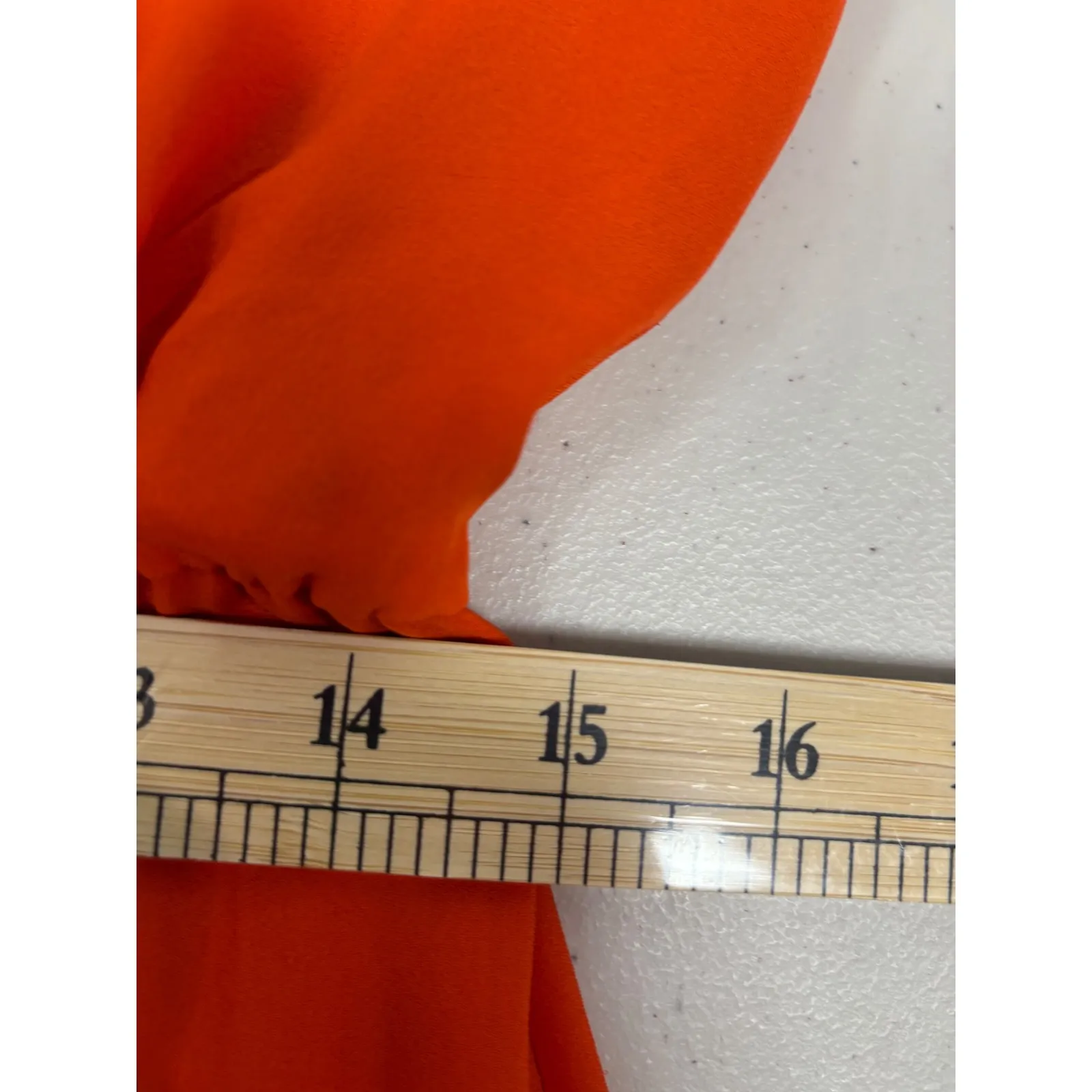 Alice + Olivia Franny Silk Crepe Mini Dress Lare Sleeveless Racerback Orange Red - Image 9