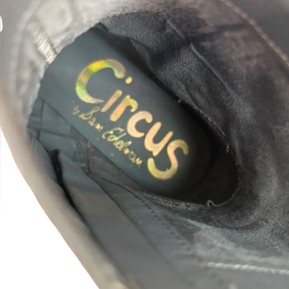 Circus By Sam Edelman Western Boots Garth Gray Blue Faux Vegan Leather Womens 6 - Image 11