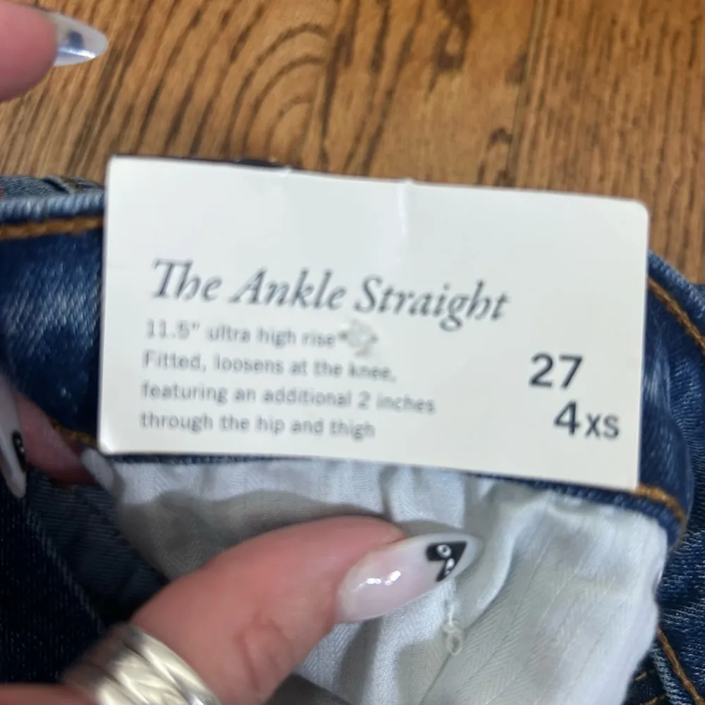 Abercrombie & Fitch | The Ankle Straight Ultra High Rise  Jeans Size 27 NWT - Image 6