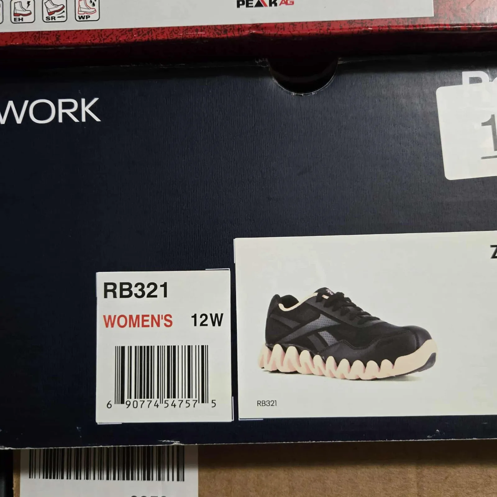 Reebok Zig Pulse Work Women's Athletic Work Shoe Size 12W NIB - Image 7