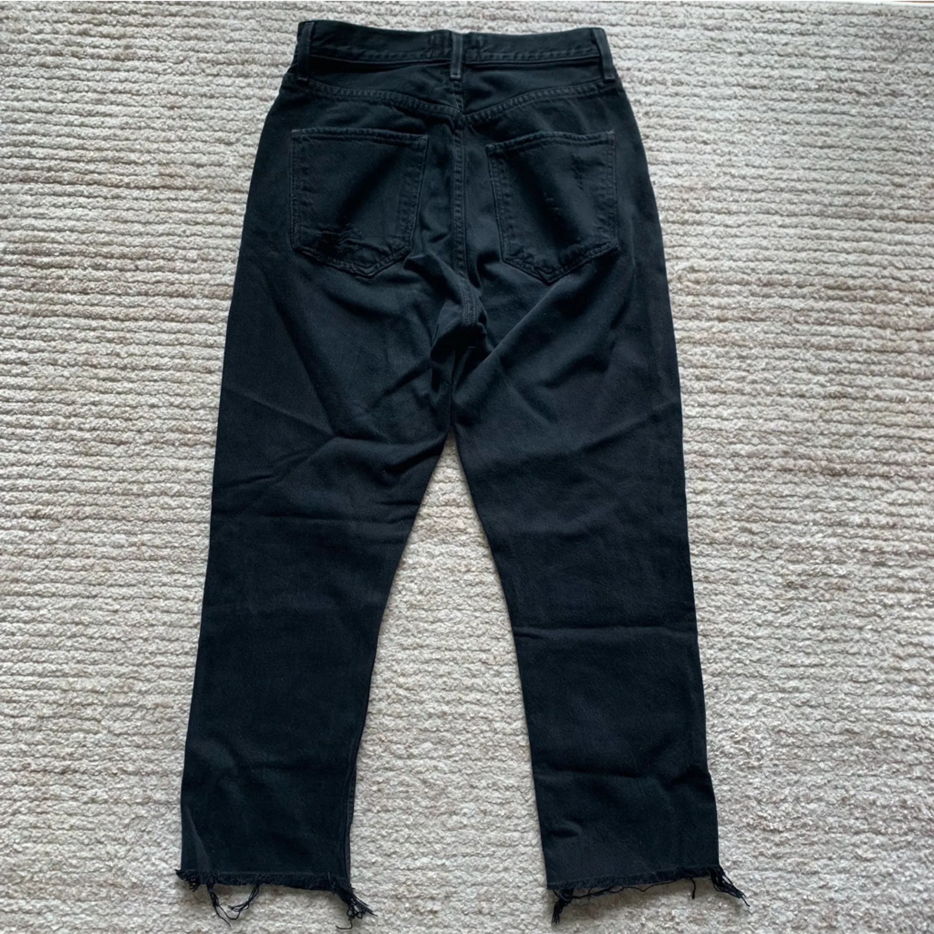 AGOLDE Riley High Rise Straight Crop Jeans - Image 3