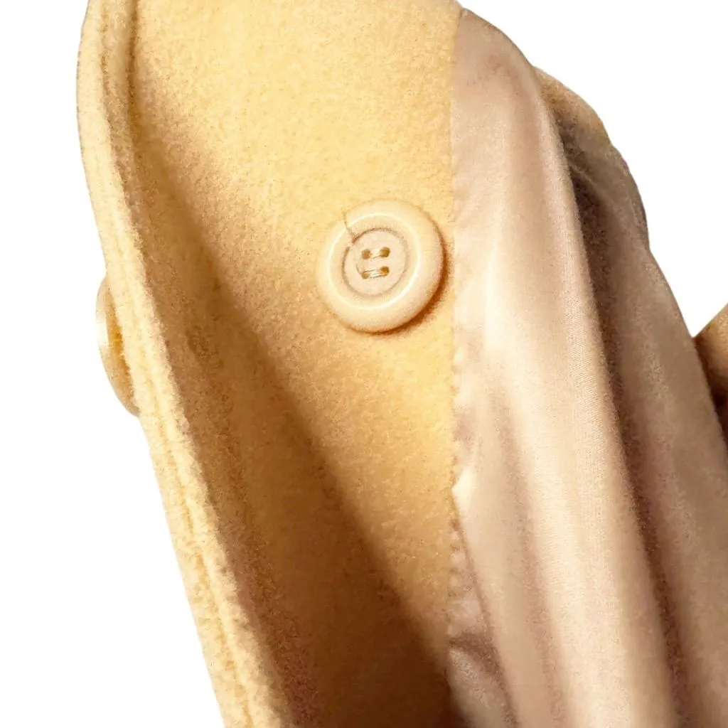 AK ANNE KLIEN CAMEL WOOL BLEND SHORT COAT SZ M - Image 8