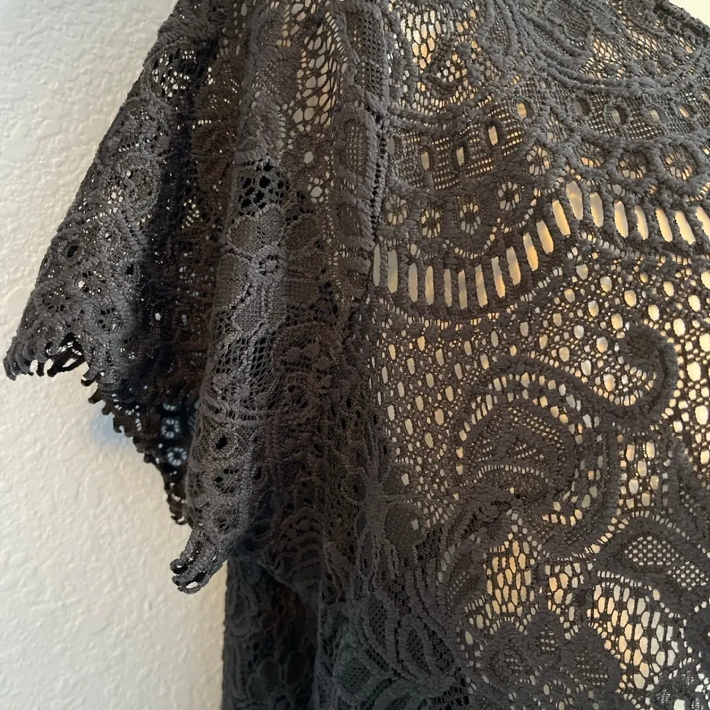 Maurices Black Lace Blouse - Image 3