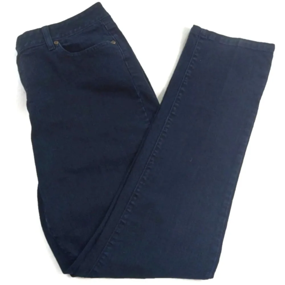 J599 High Rise L.L. Bean Jeans sz 16 - Image 5