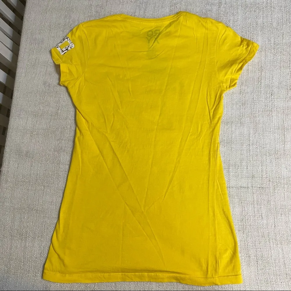 Roxy Yellow Short Sleeve Tee - Image 7