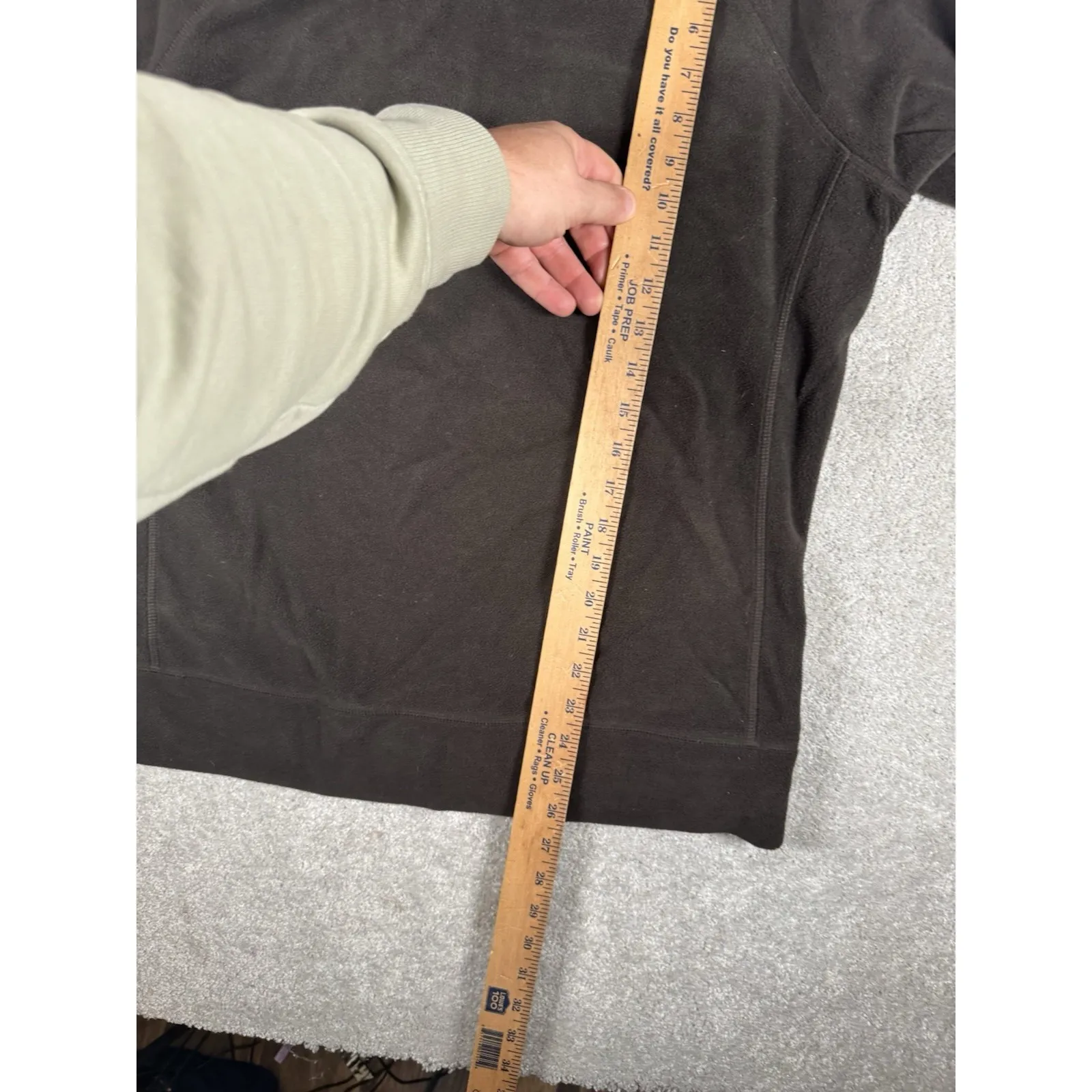 Life Is Good Jacket Womens Large Brown 1/4 Zip Fleece Relaxed Fit Casual Cozy - Image 6