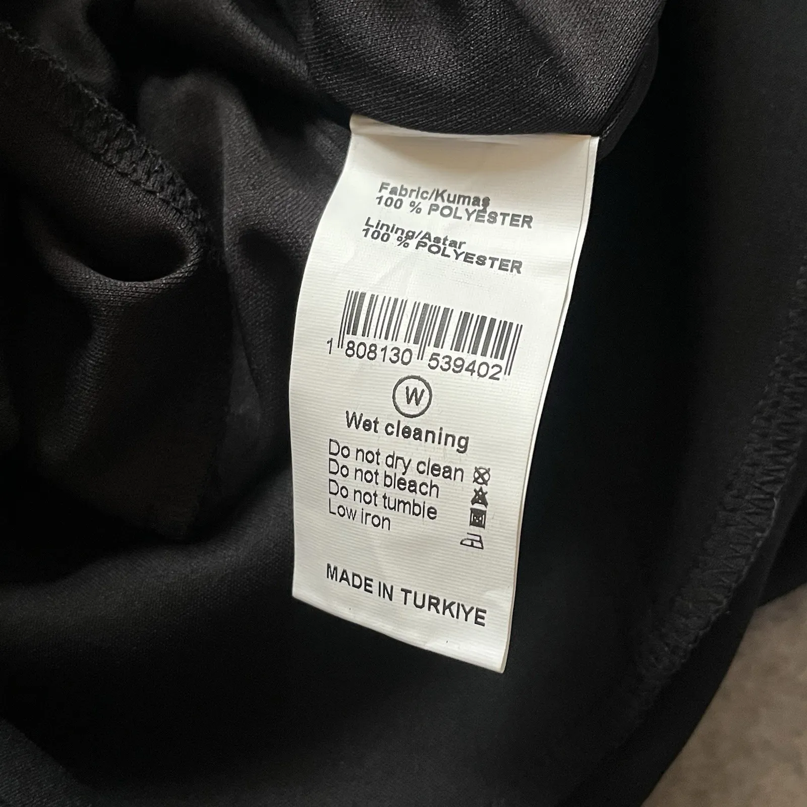 Red & Royal London Women's 14 Black One‎ Shoulder Dress Slanted Hem Side Zip - Image 11