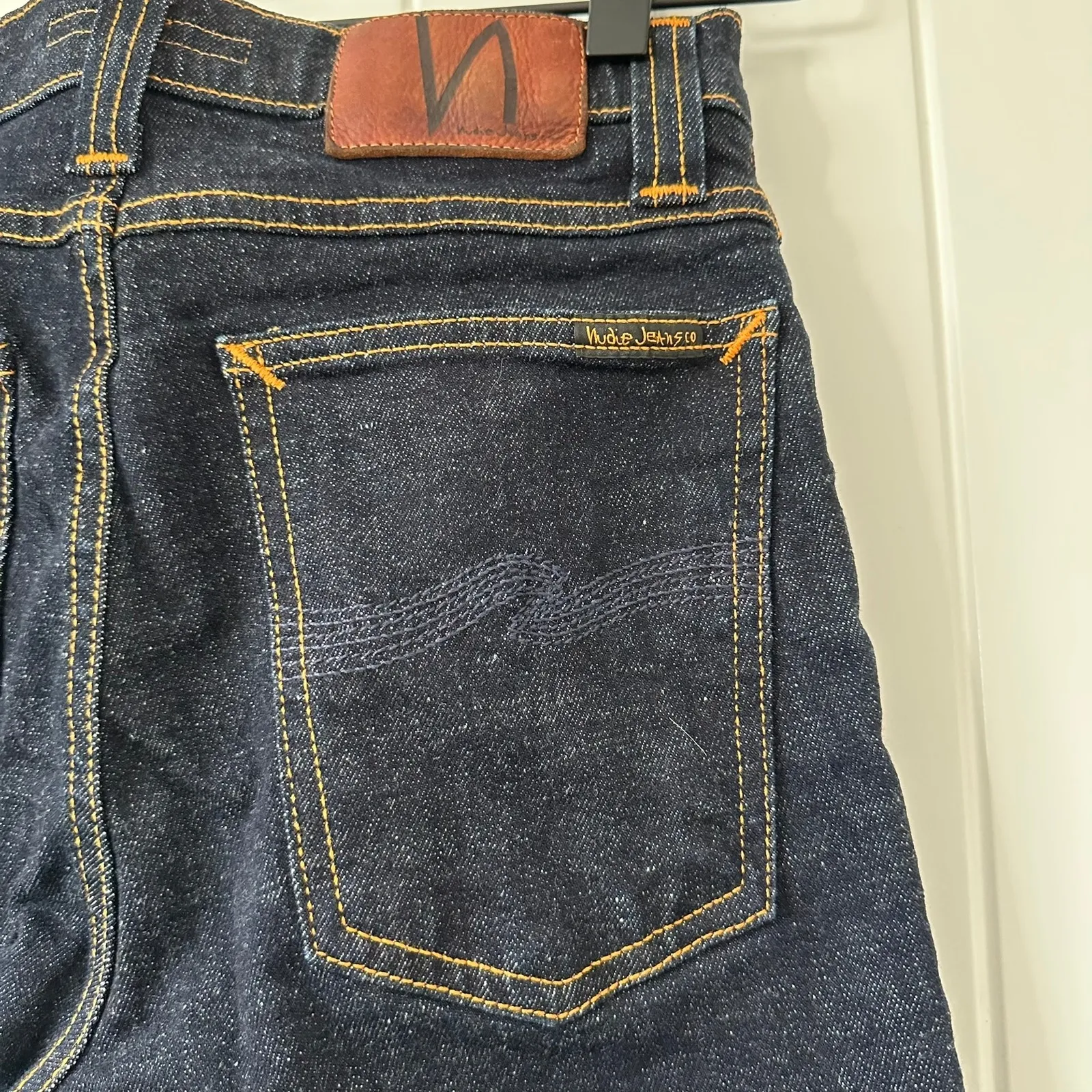 Nudie Jeans Co High Kai Skinny Crop High Rise Dark Wash‎ Denim Jeans 26 Blue - Image 7