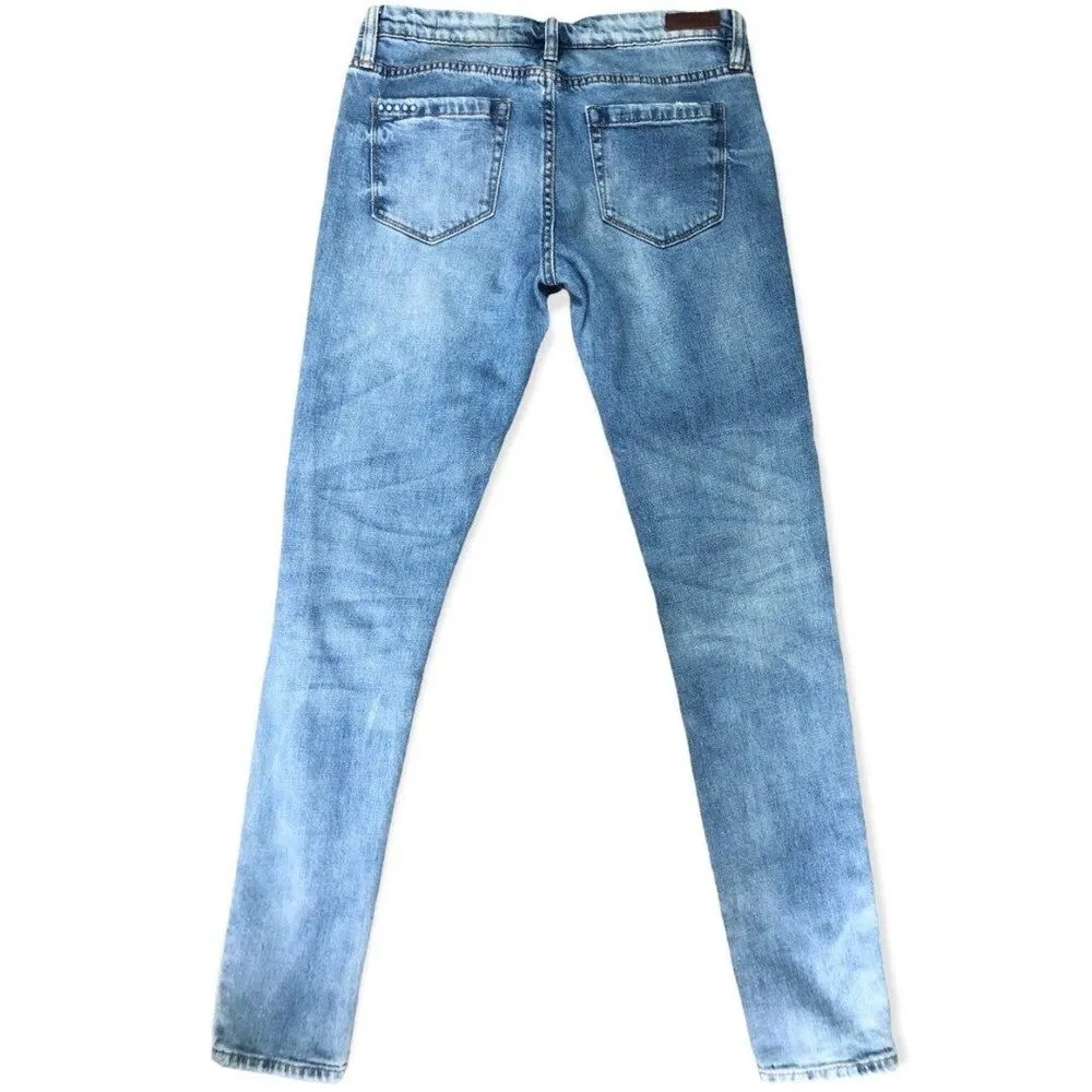 Blank NYC Skinny Classique Distressed Medium Wash Jeans - Image 4