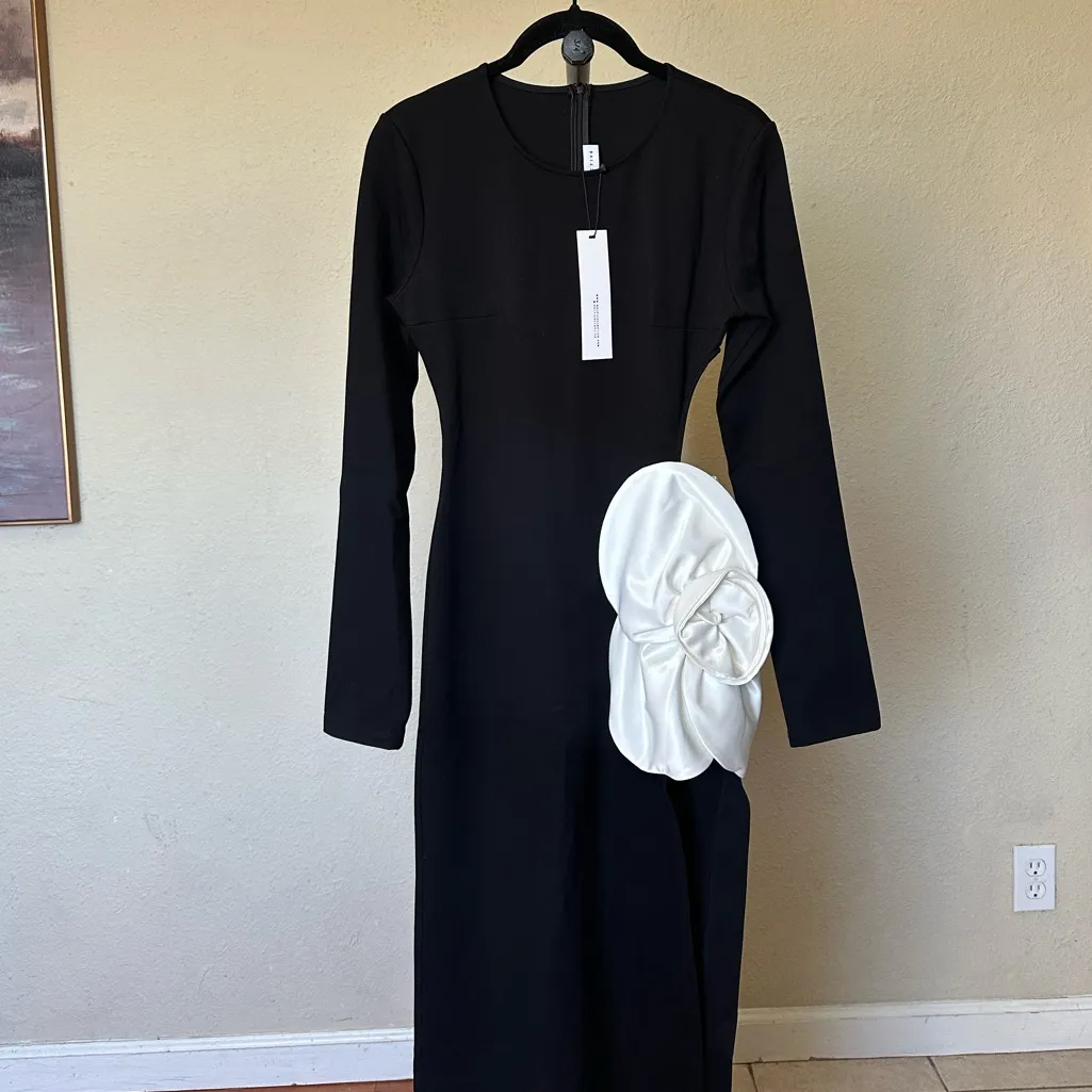 NWT Delfi Collective Chloe Long Black Dress‎ $589 Size XS - Image 13