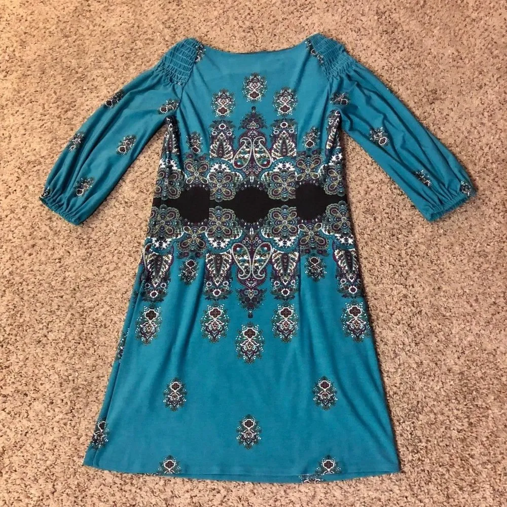Laundry by Shelli Segal Dress Womens  4 Used Paisley - Image 4