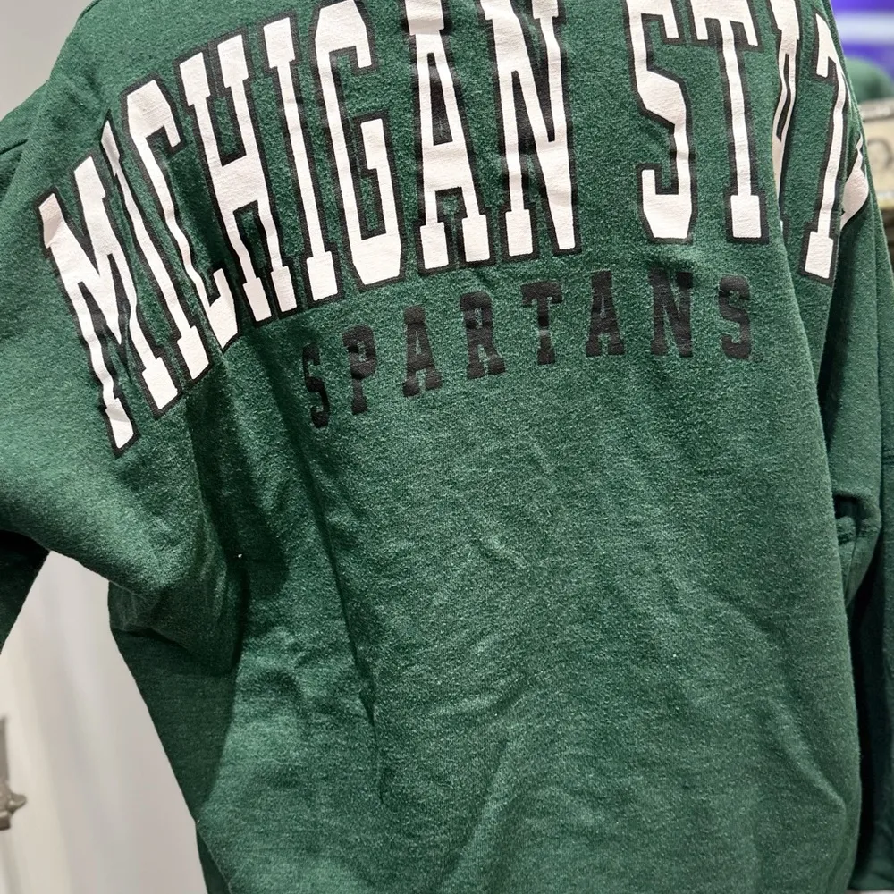 Colosseum Michigan State University Jersey Sweatshirt - Image 6