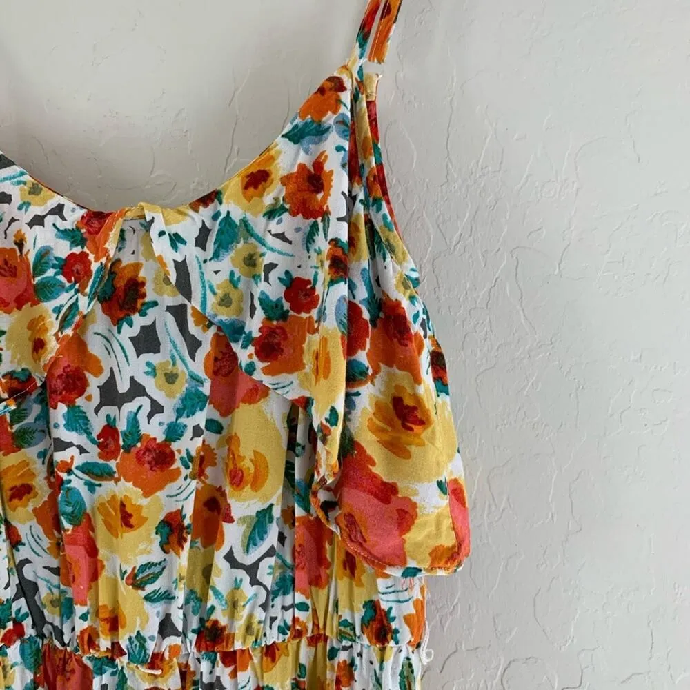 A. Byer short floral dress fall colors - Image 3