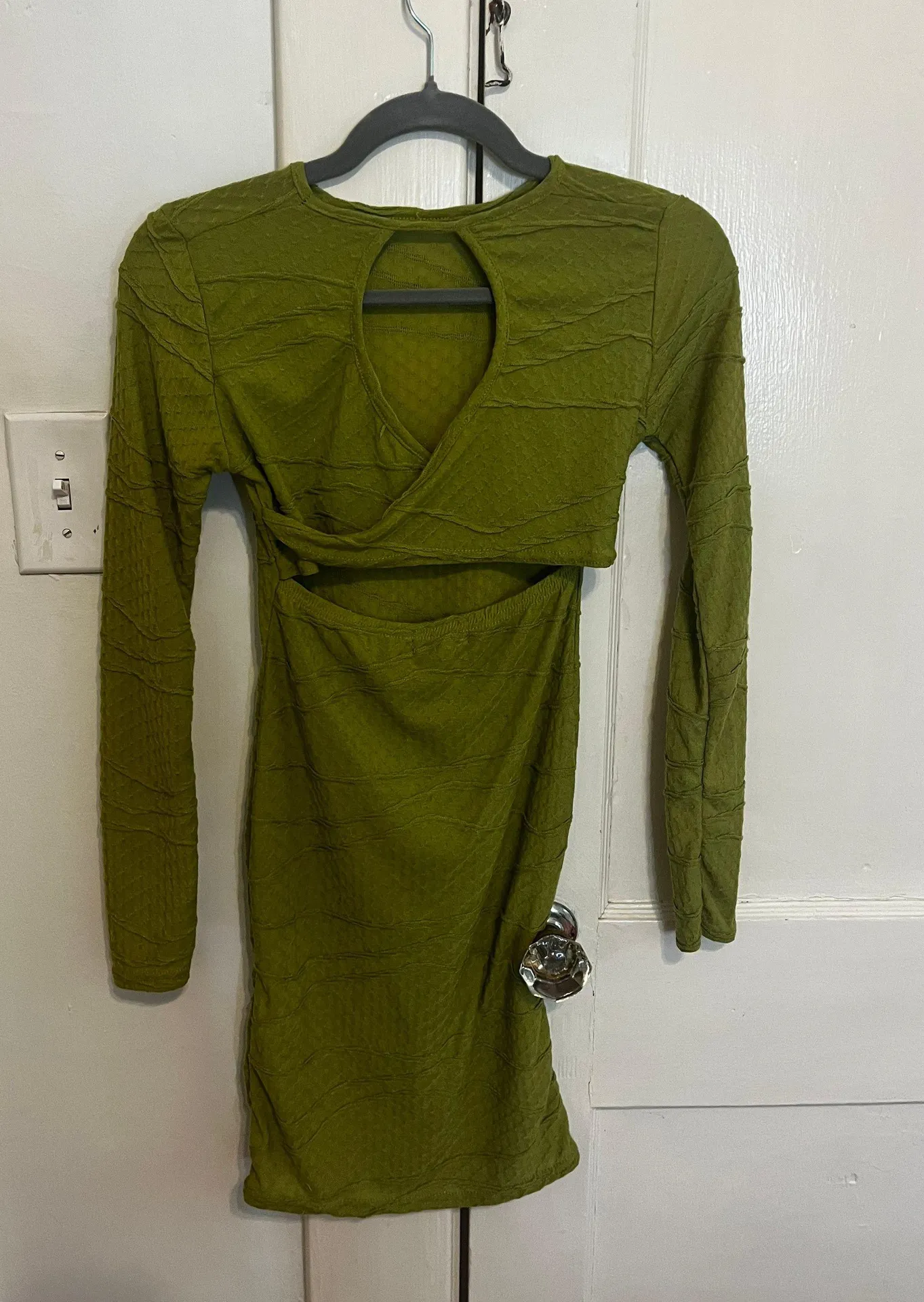 Green Bodycon Mini Dress - Image 6