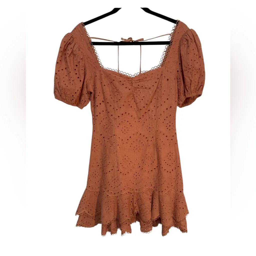 ASTR The Label “Roseville” Eyelet Mini Dress – Size Small - Image 4