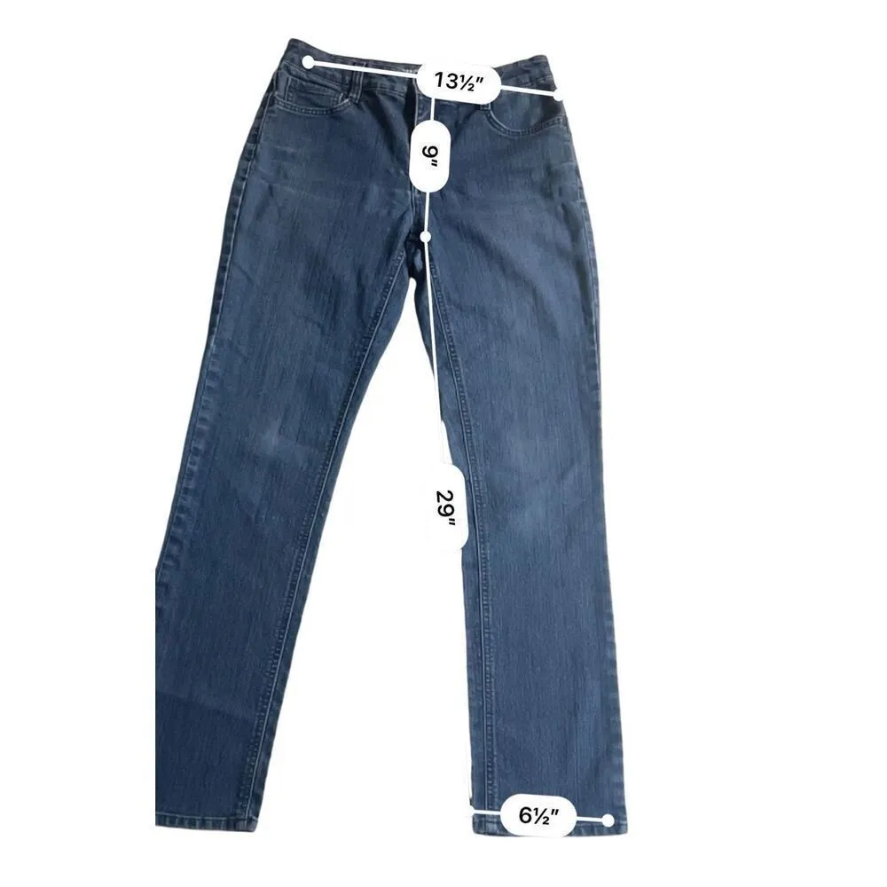 Jones New York Stretch Sutton Straight Jeans pants size 8 - Image 4